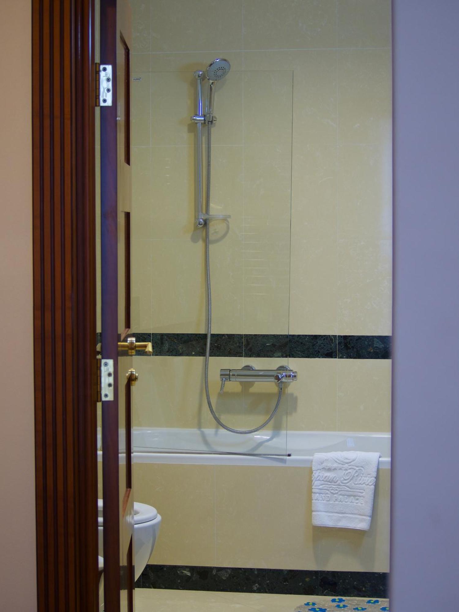 Caspian Riviera Grand Palace Hotel Ακτάου Εξωτερικό φωτογραφία A shower with a thermostatic valve